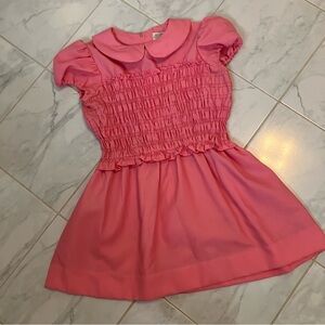 Vintage handmade lulu modes made in Canada pink dress / tunic.